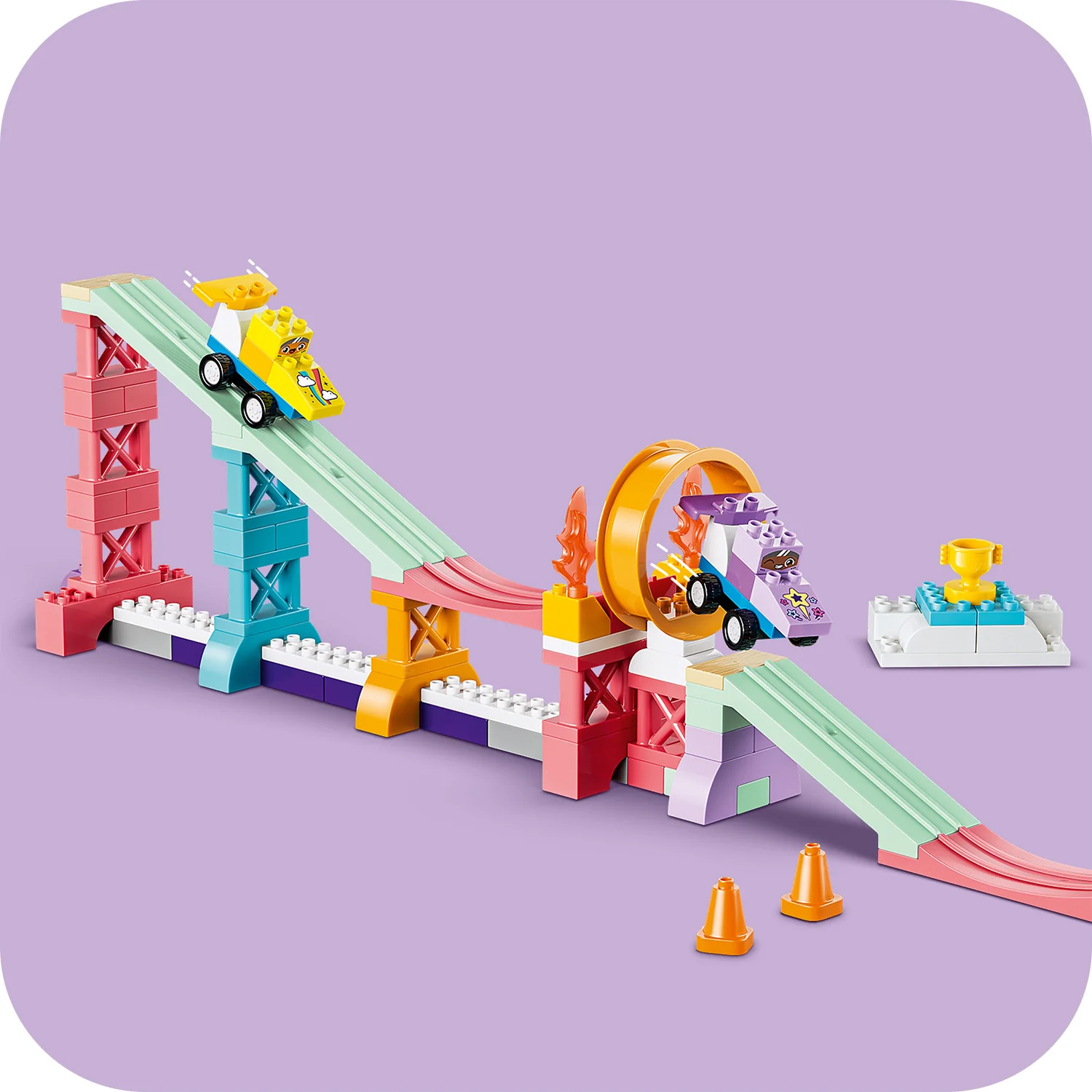 LEGO® DUPLO® Town 3 in 1 Creative Ramps with Vehicles - Image 11