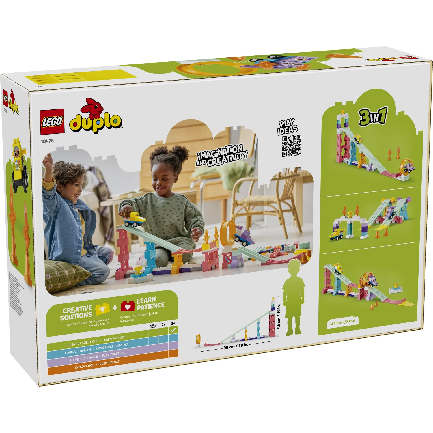 LEGO® DUPLO® Town 3 in 1 Creative Ramps with Vehicles - Image 13