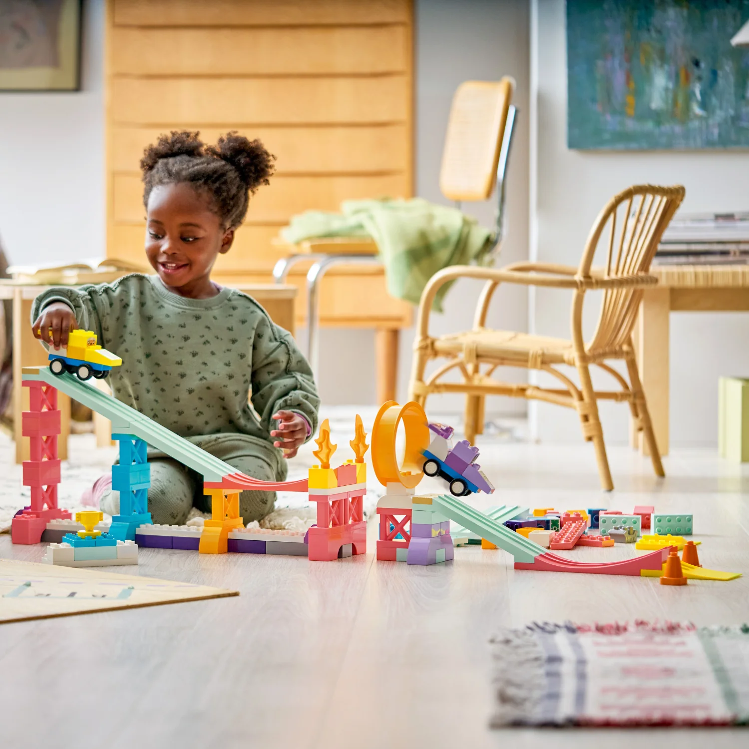 LEGO® DUPLO® Town 3 in 1 Creative Ramps with Vehicles - Image 4