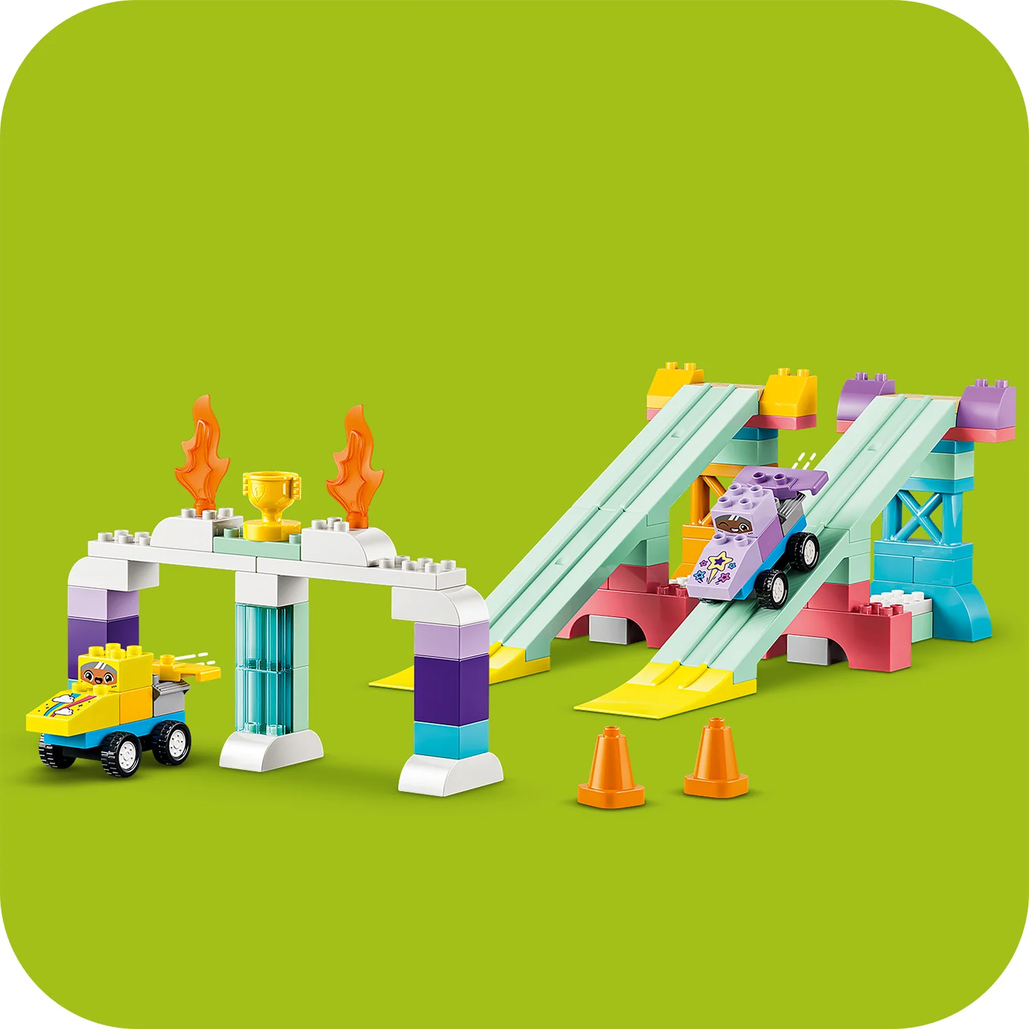 LEGO® DUPLO® Town 3 in 1 Creative Ramps with Vehicles - Image 8