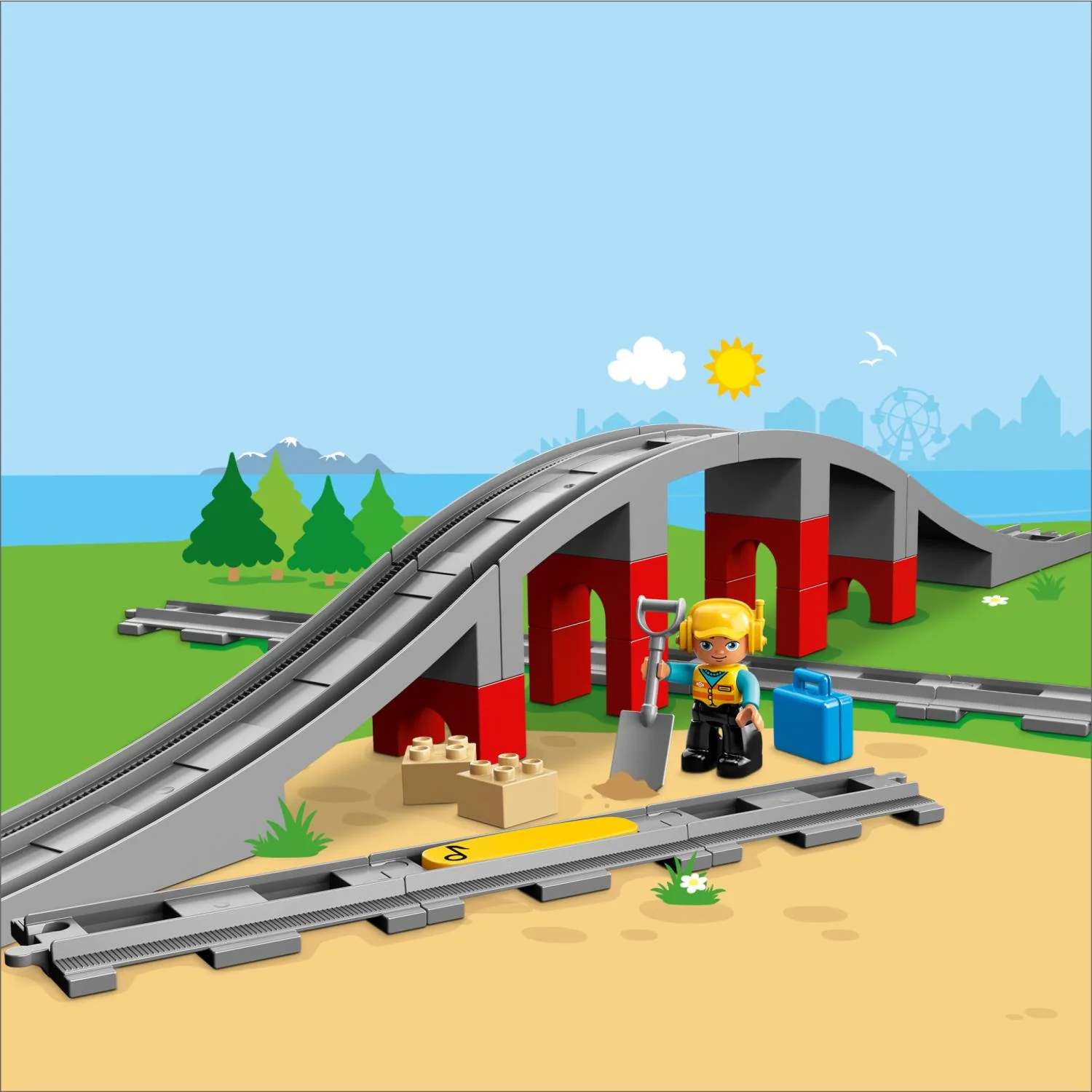 LEGO® DUPLO™ Train Bridge and Tracks - Image 8