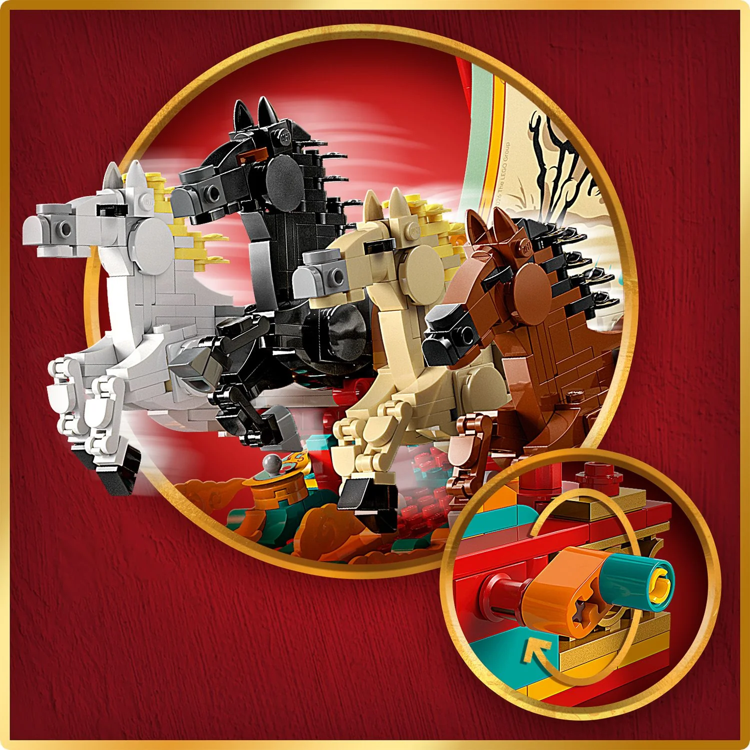 LEGO® Spring Festival Galloping Horse Canvas - Image 7