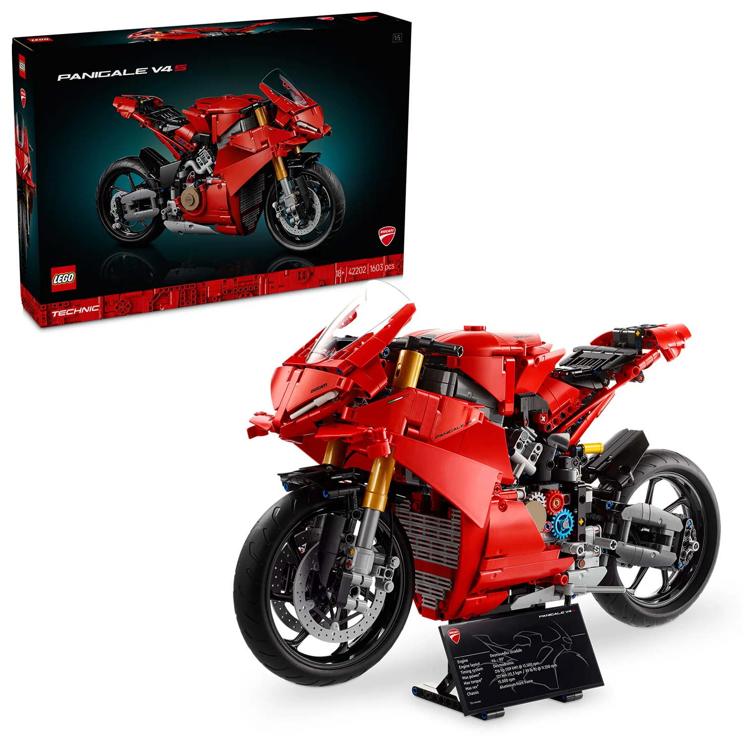 LEGO® Technic Ducati Panigale V4 S Motorcycle - Image 11