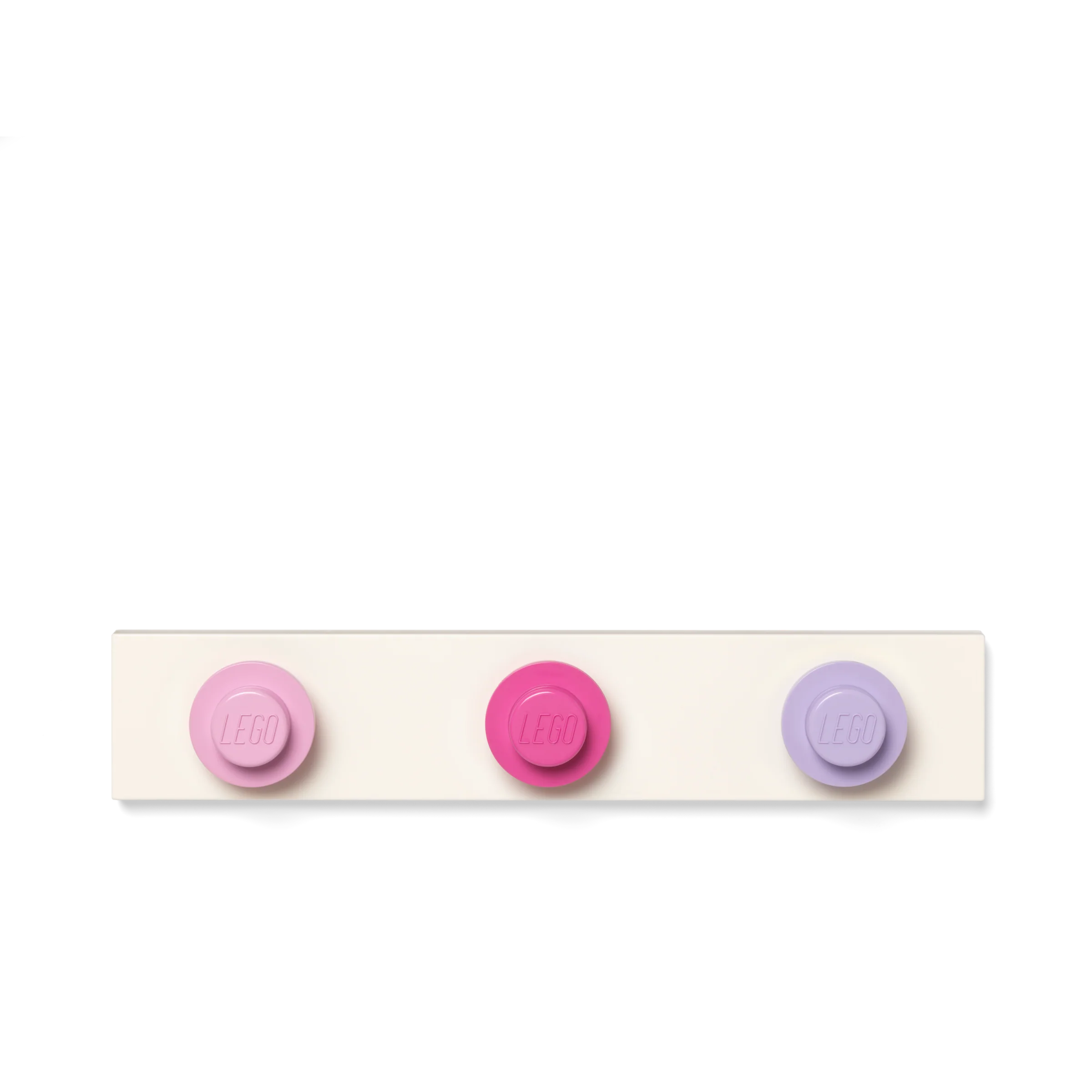LEGO Wall Hanger Rack - Light pink, Dark Pink, Light Purple - Image 3