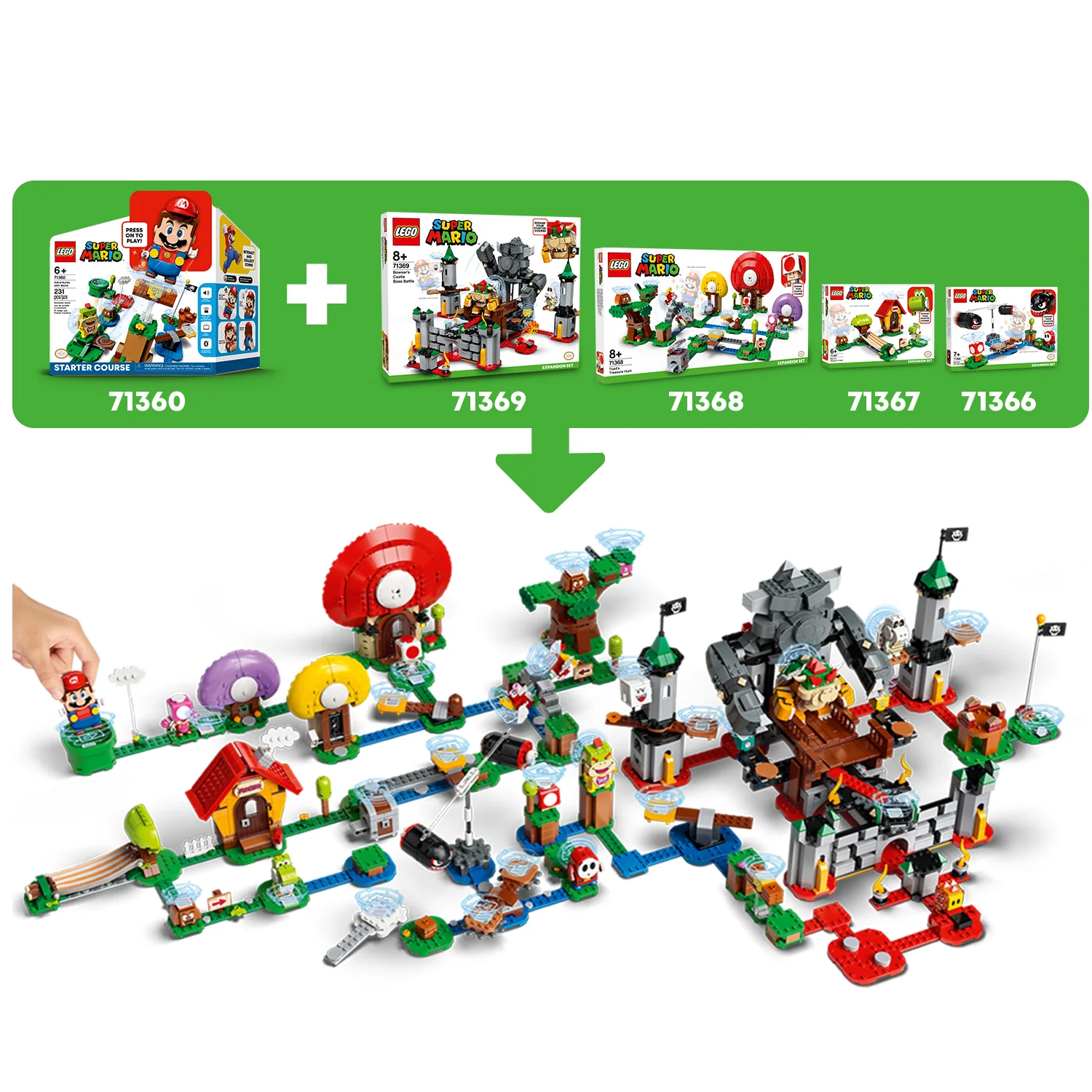 LEGO® Super Mario Thwomp Drop Expansion Set - Image 12